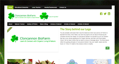 Desktop Screenshot of cloncannonbiofarm.com